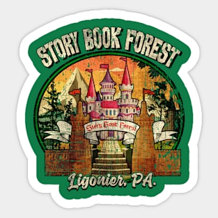 Story Book Forest 1956 // vintage Sticker